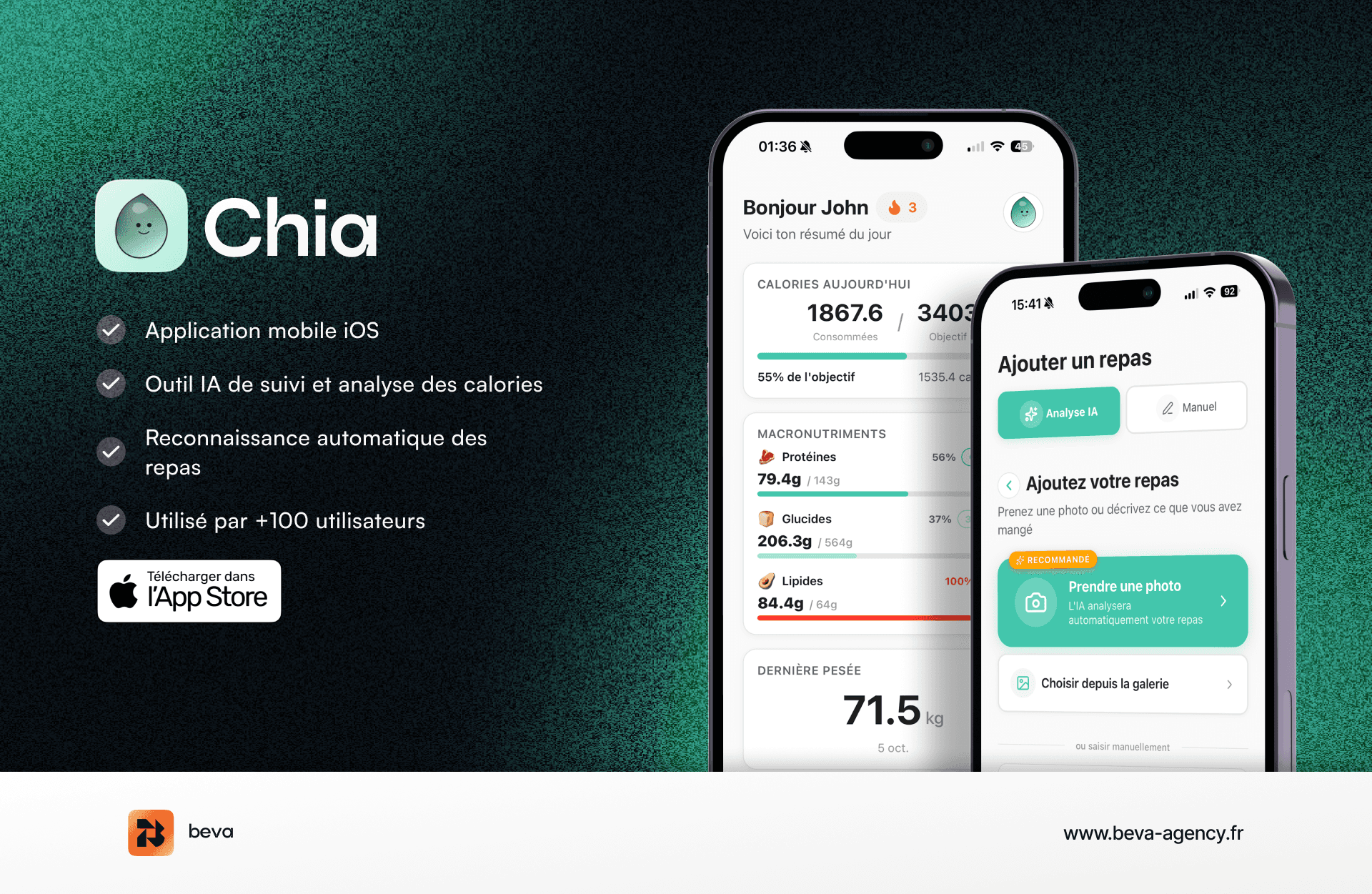 Chia - Suivi nutrition par IA