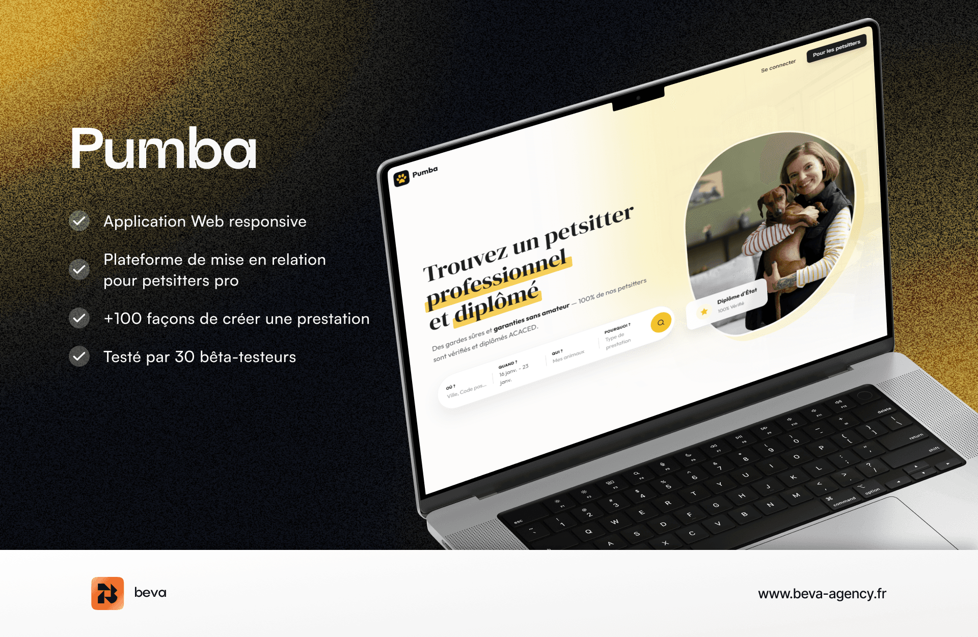 Pumba - Plateforme pour petsitters pro, screenshot