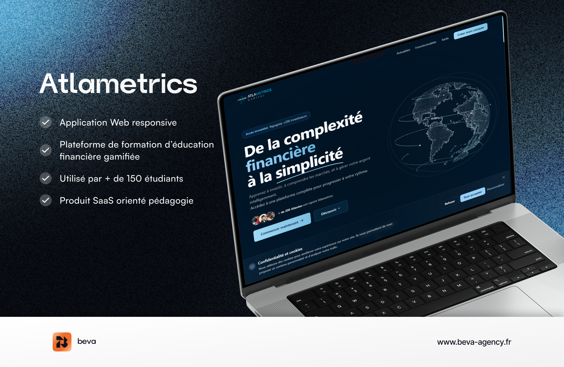 Atlametrics - Plateforme de formation finance