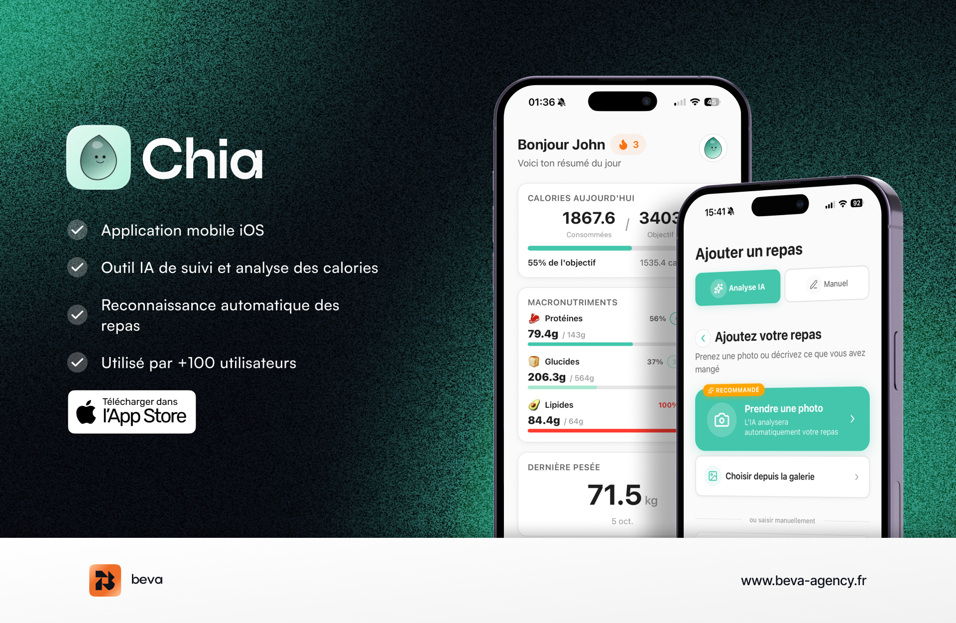 Chia - Suivi nutrition par IA