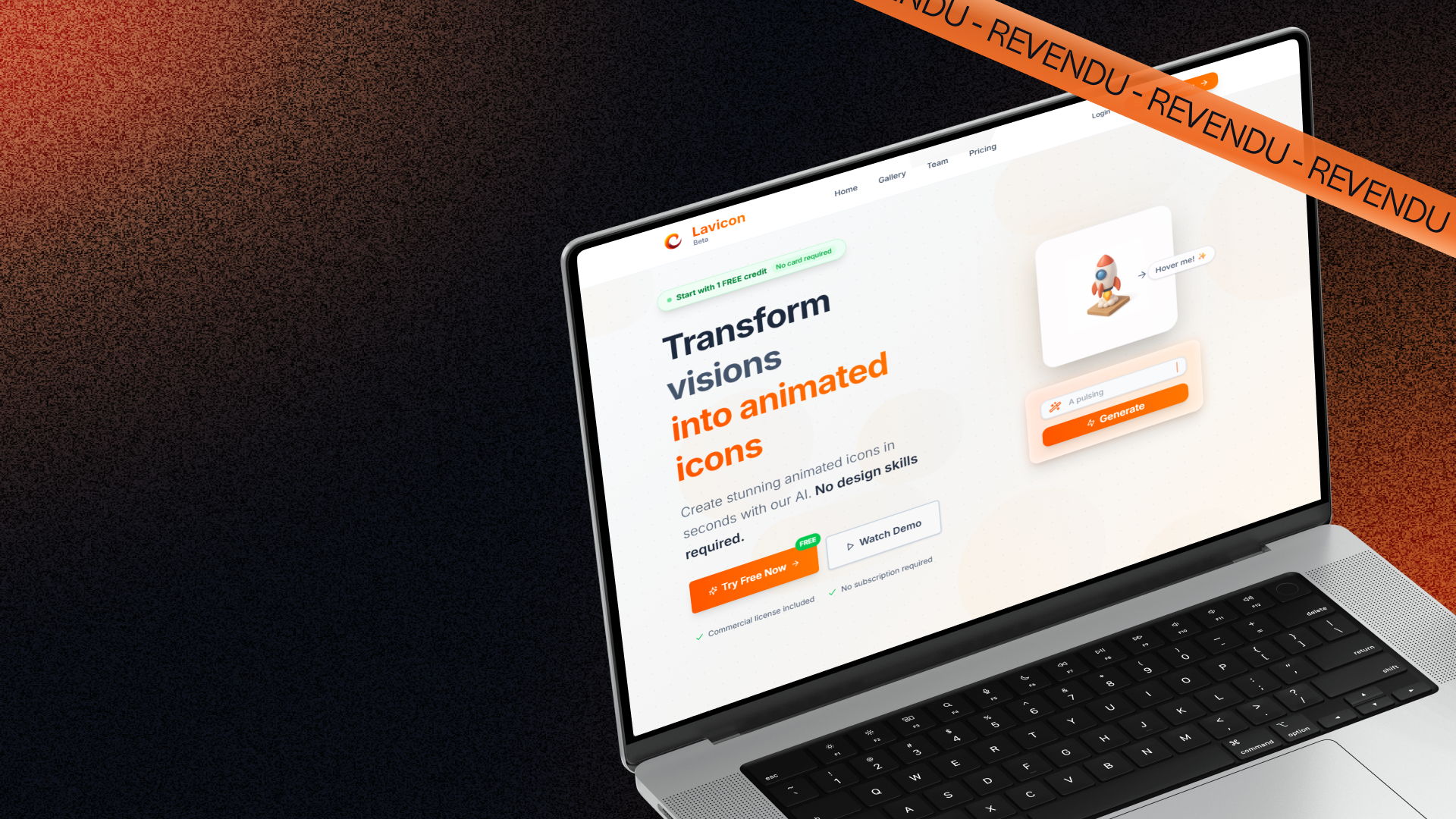 Lavicon - Animations 3D par IA
