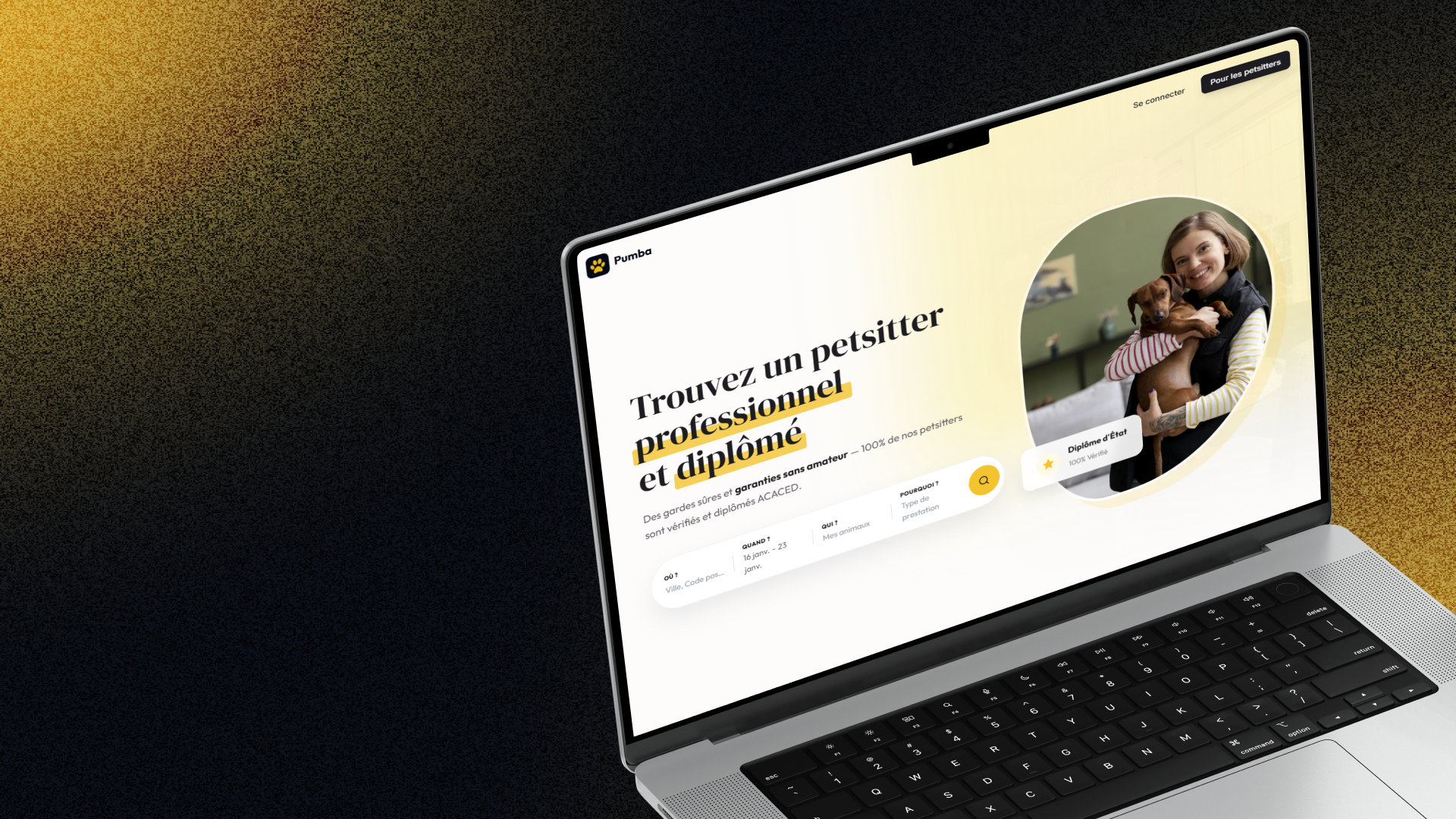 Pumba - Plateforme pour petsitters pro